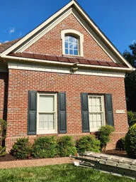 Painted standing seam metal roof completed