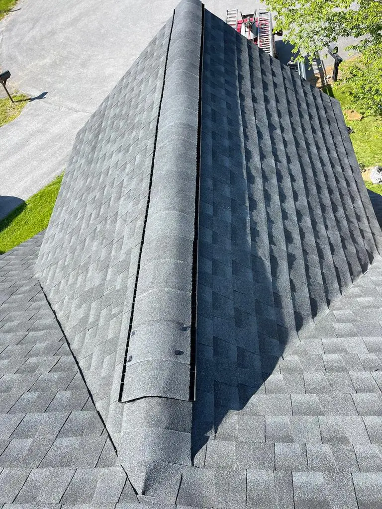 Steep slope shingle roof installed in Northern Virginia