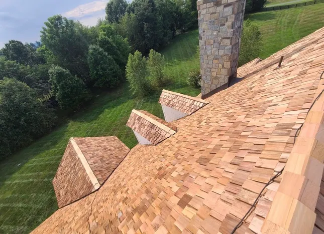 wood shingles for roofing