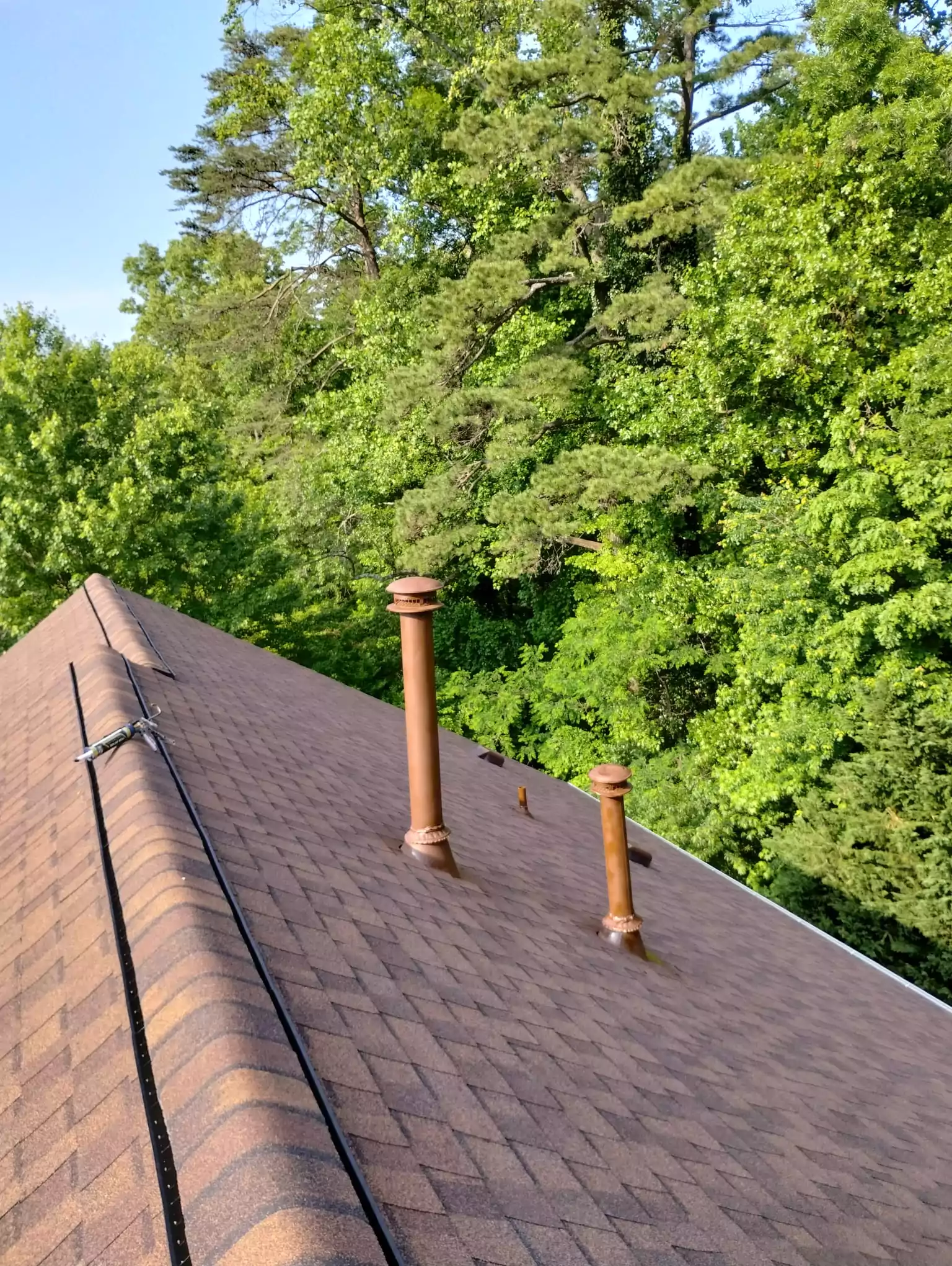 Synthetic cedar shake shingle project