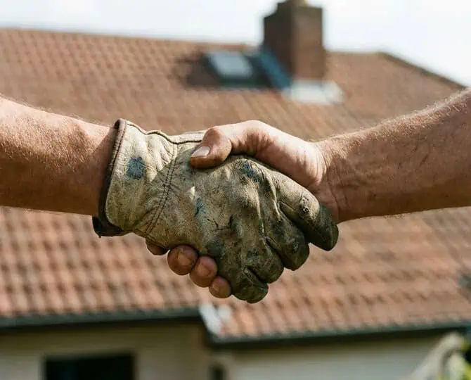 Family-owned Supreme Contracting roofing team